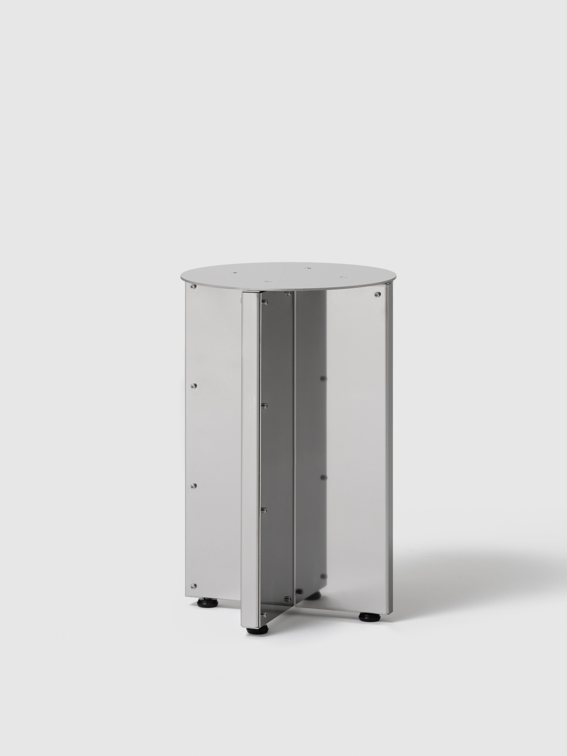 NM22 by NM3: a stainless steel stool designed for variable contexts