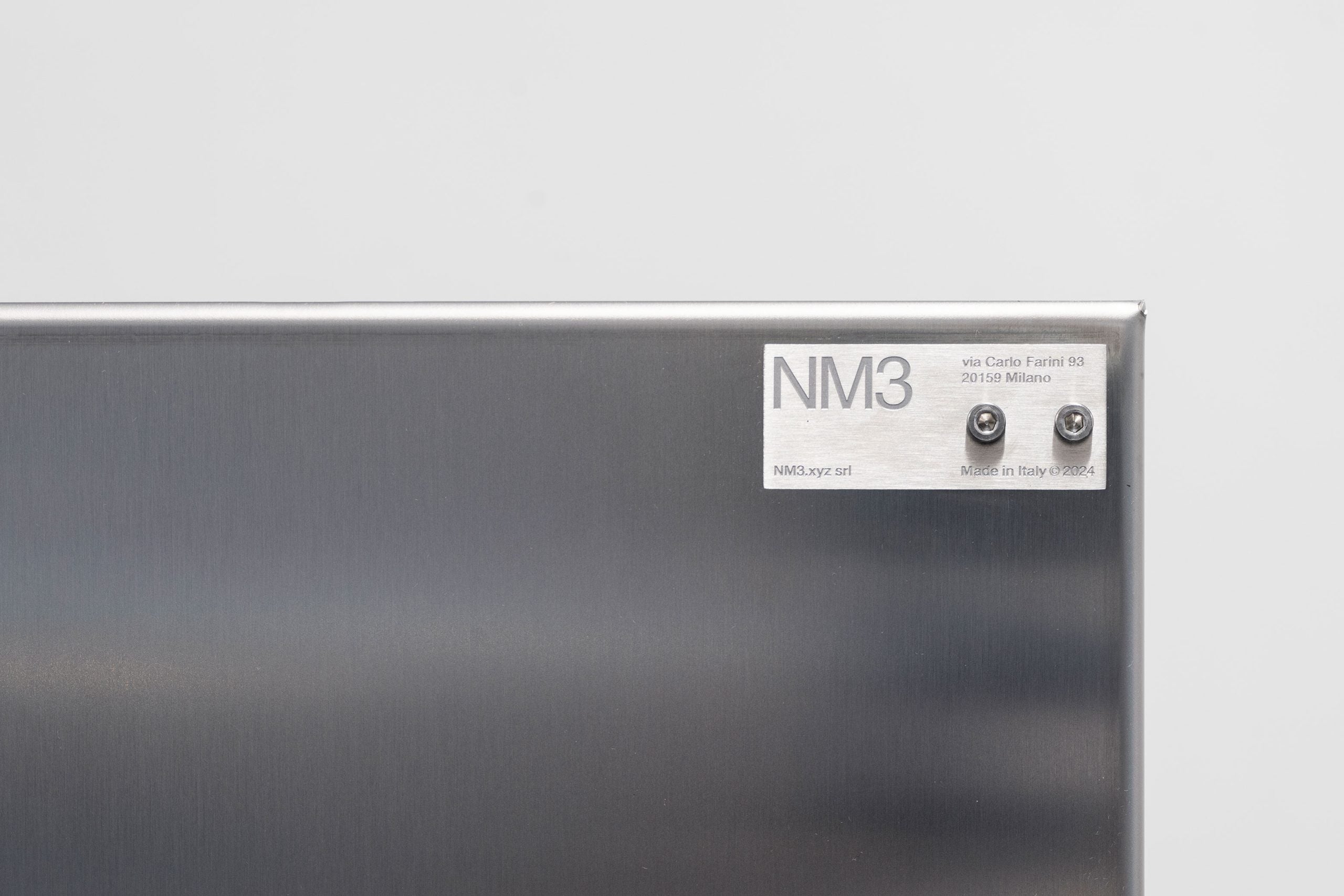 Stainless steel bookshelf — NM3 Everyday Classics